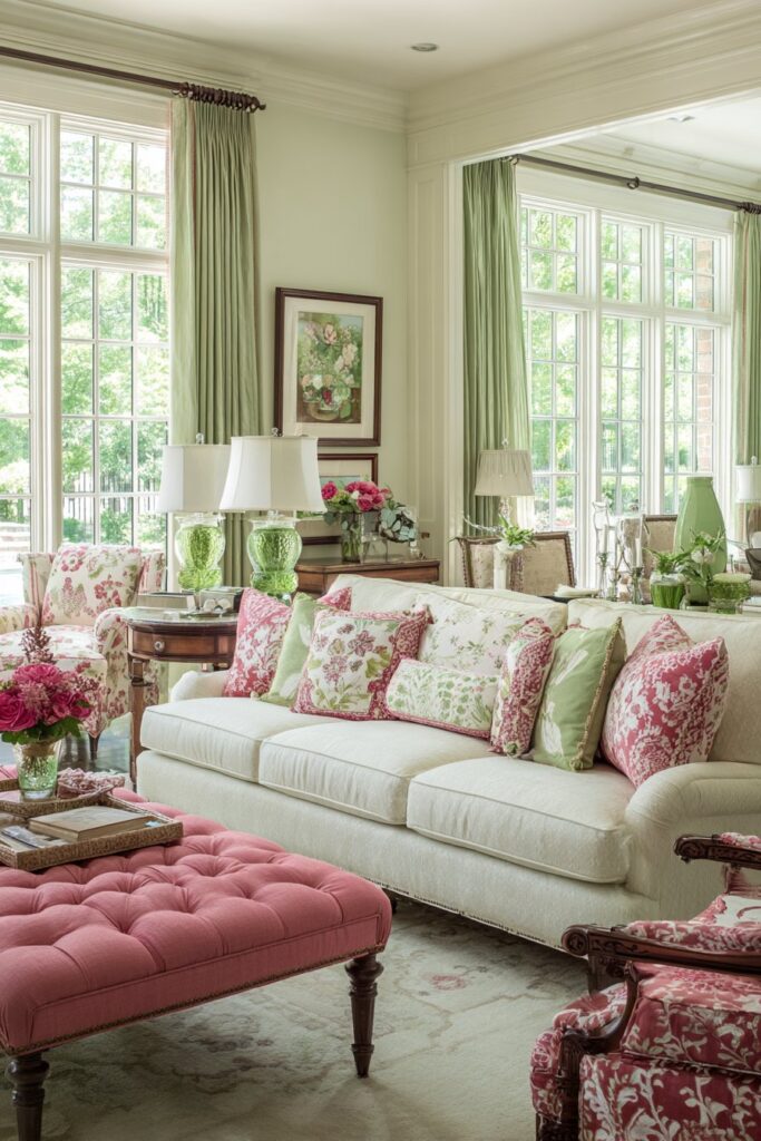 Gentle Harmony with Vintage Green Glass Accents