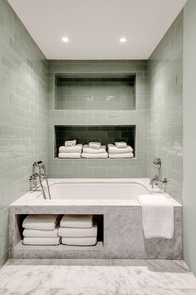 Built-In Alcove Tub Design