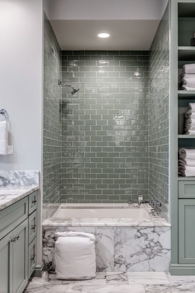 Built-In Alcove Tub Design