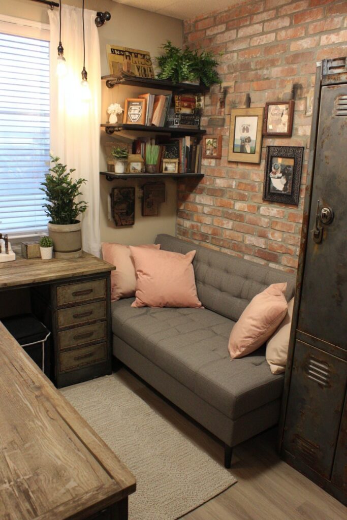 Industrial-Feminine Fusion with Balanced Contrast