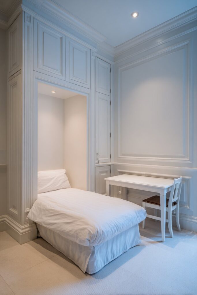 The Custom Carpentry Alcove Bedroom