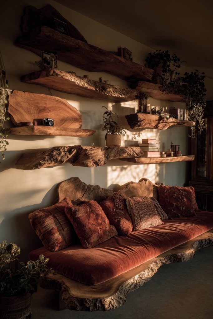 Bohemian Live-Edge Organic Expression