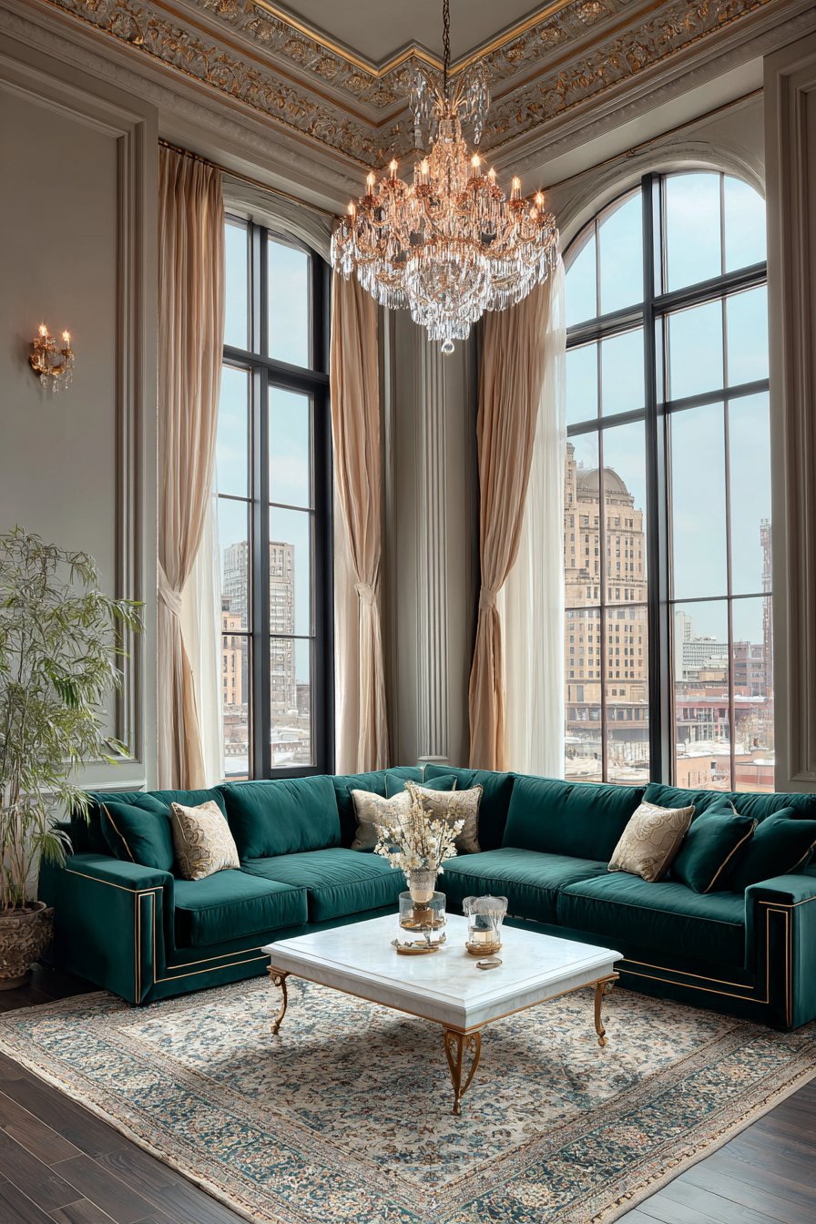 Emerald Elegance: The Jewel-Toned Sanctuary