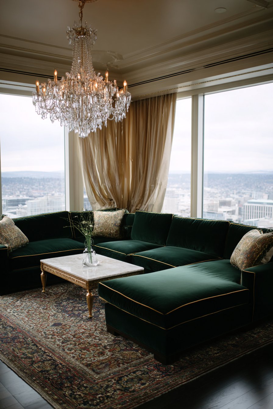 Emerald Elegance: The Jewel-Toned Sanctuary