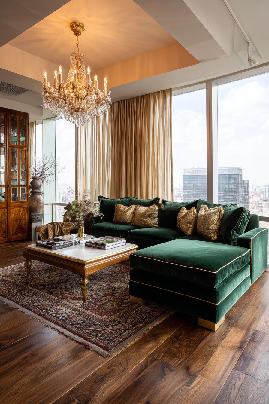 Emerald Elegance: The Jewel-Toned Sanctuary