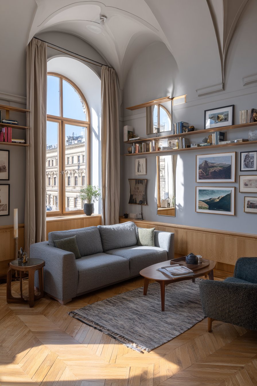 Classic Comfort with Soft Grey Sophistication