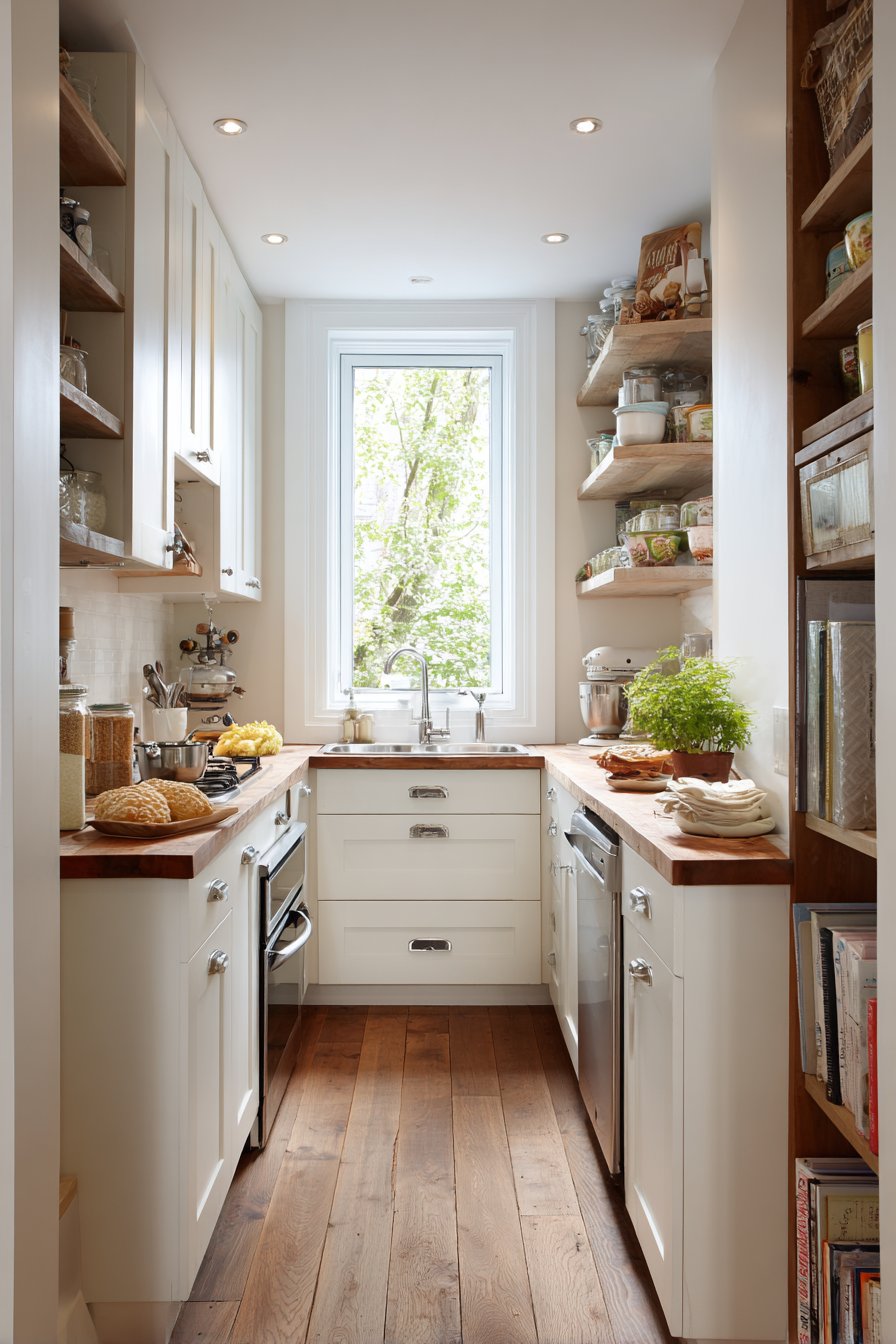 Classic White Shaker Kitchen with Vertical Storage Excellence