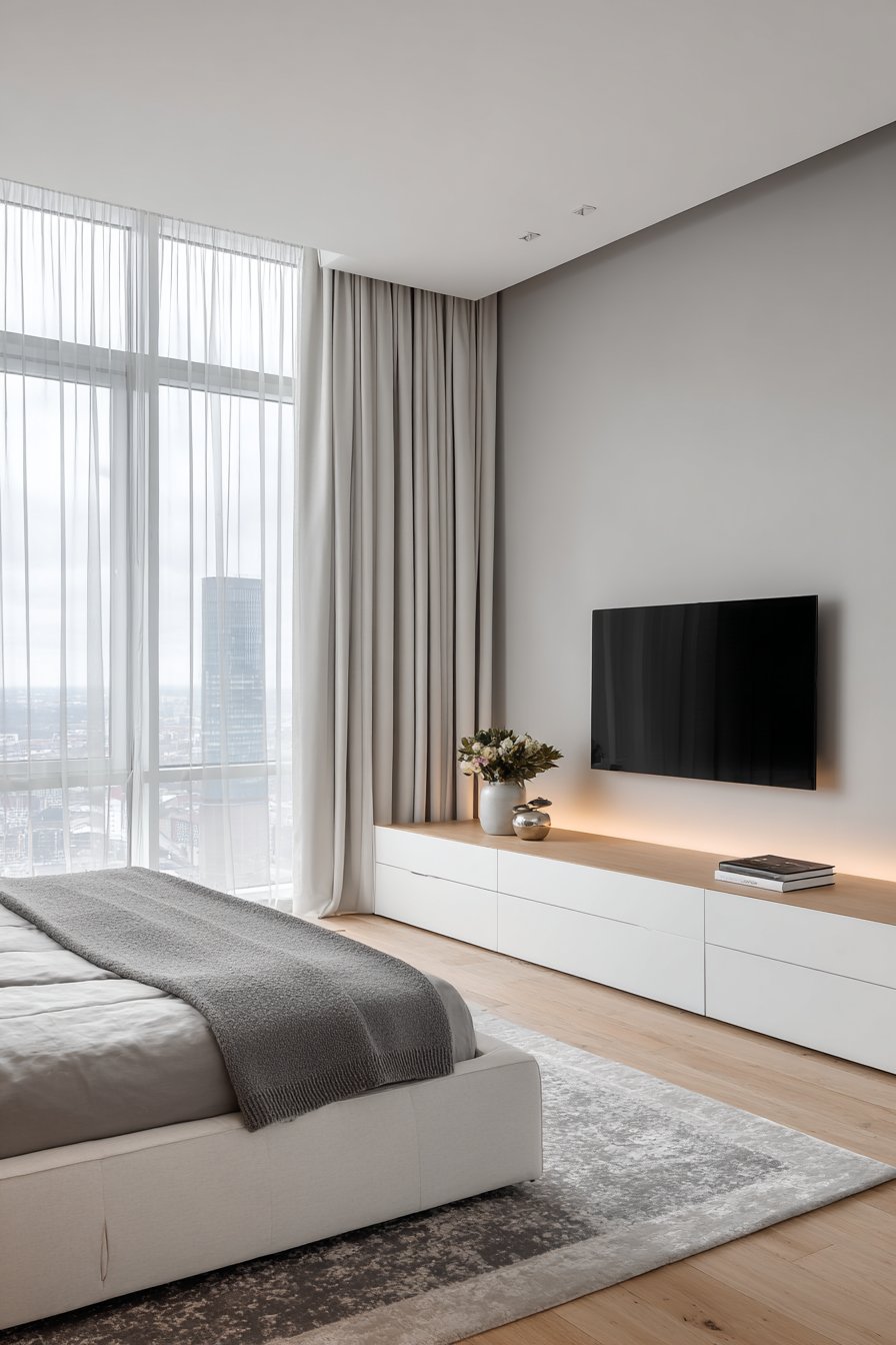 Modern Minimalist Bedroom Sanctuary