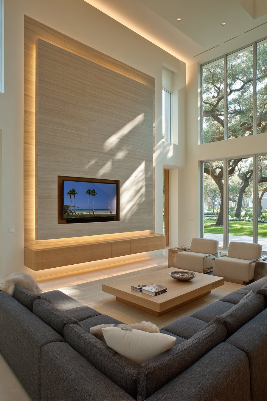 Contemporary Elegance with Wall-Mounted Sophistication