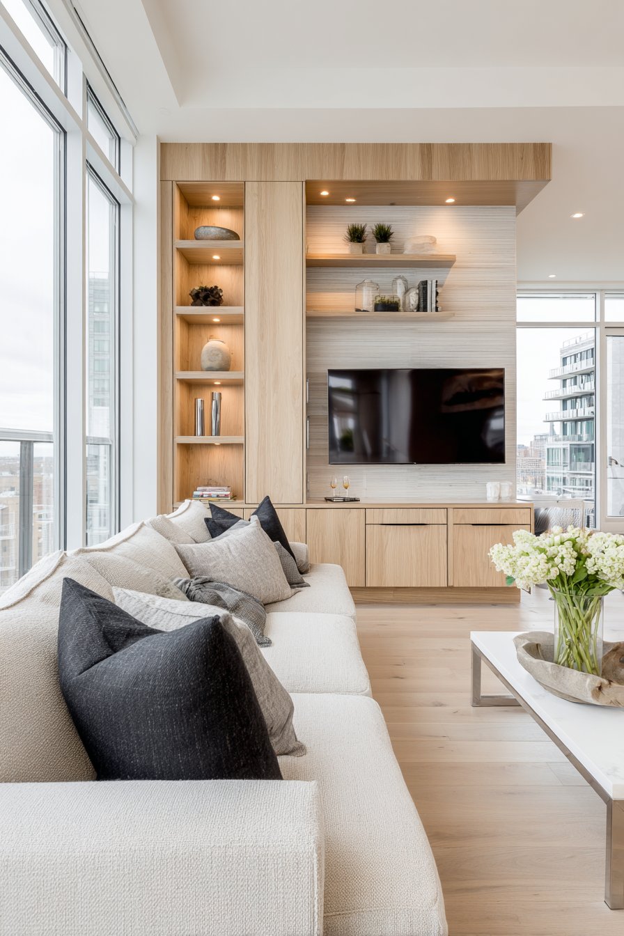 Contemporary Elegance with Wall-Mounted Sophistication