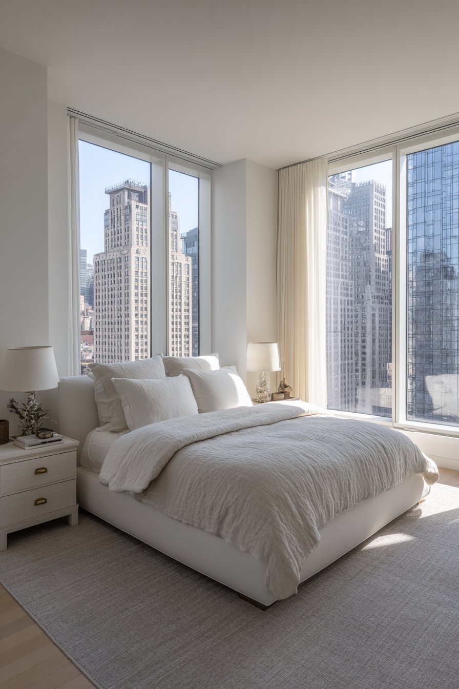 Minimalist Scandinavian Serenity with Platform Elegance