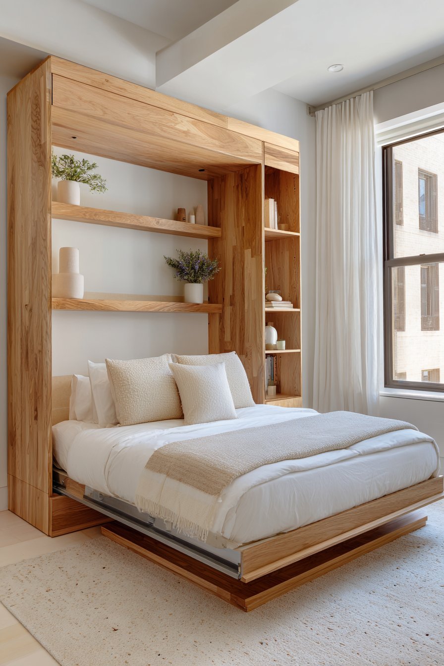 The Transformative Murphy Bed Bedroom with Integrated Home Office