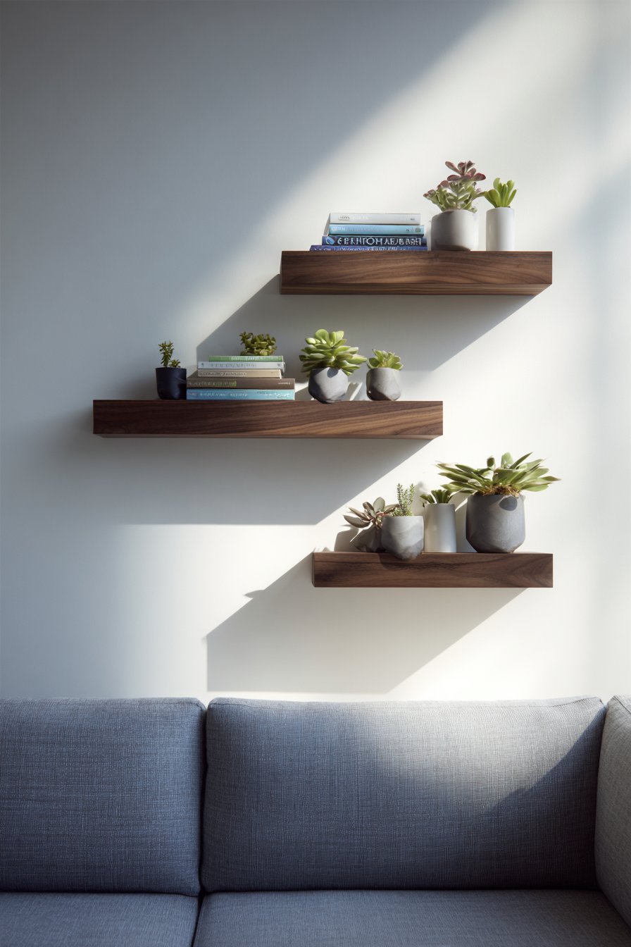 Modern Minimalist Walnut Sophistication