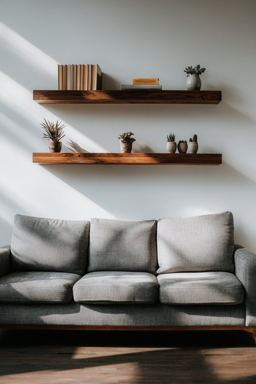 Modern Minimalist Walnut Sophistication