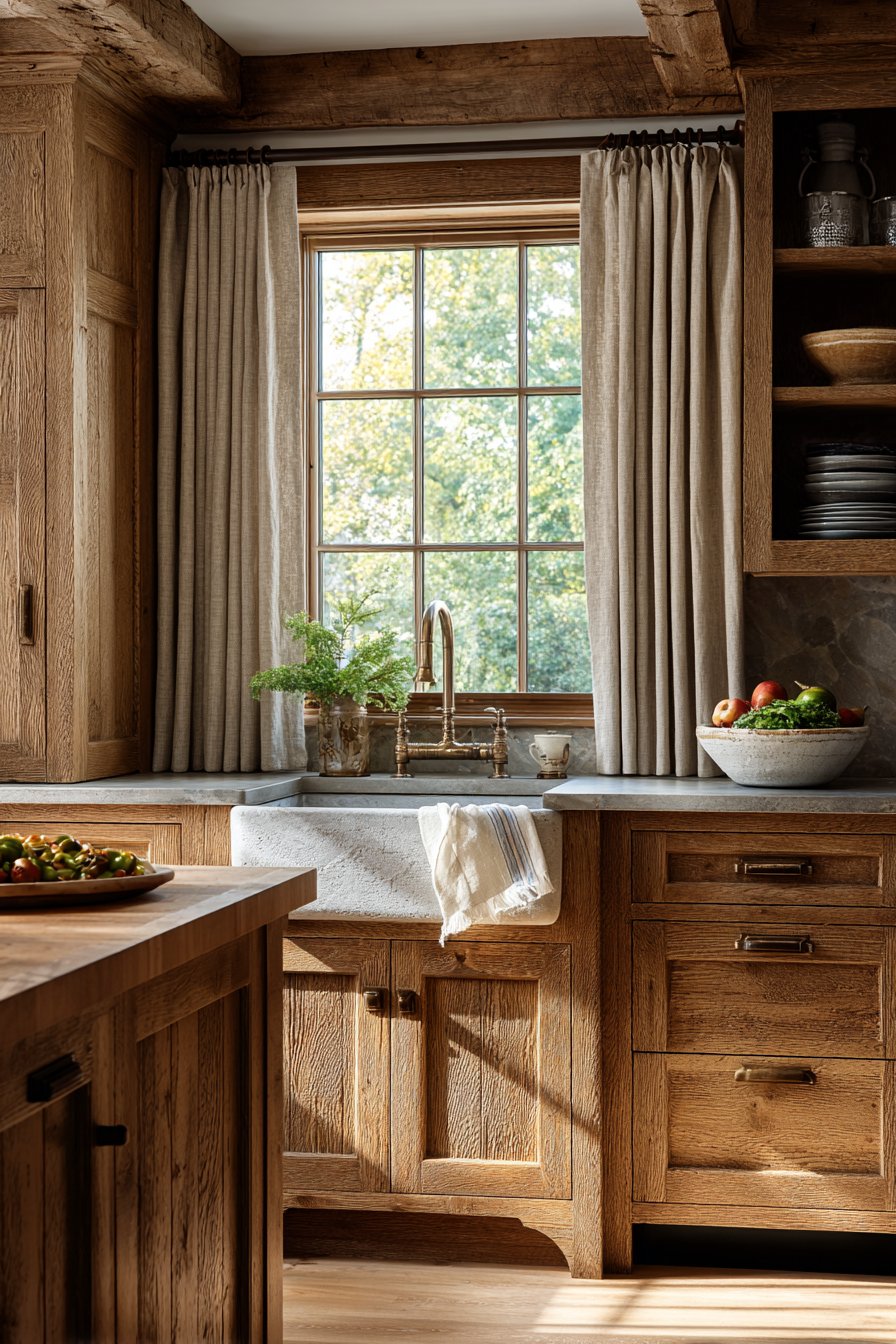 Honey-Toned Warmth with Farmhouse Elegance