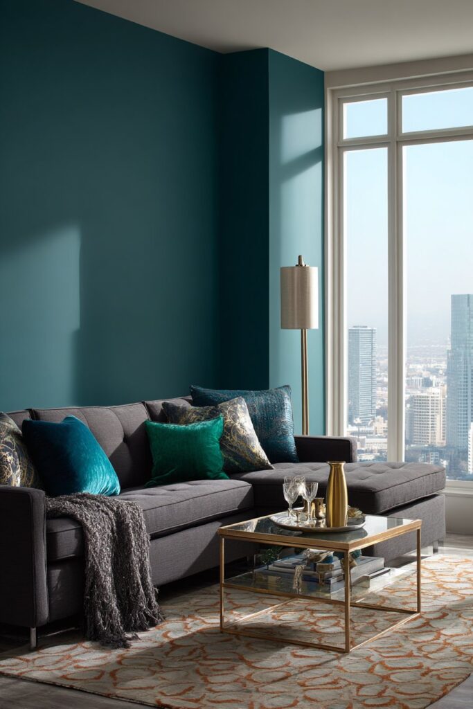 Sophisticated Charcoal and Jewel Tone Elegance