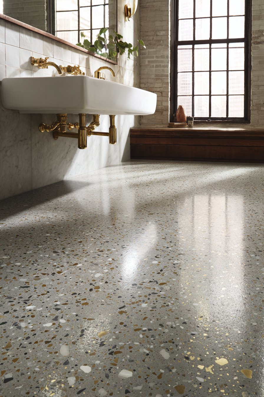 Classic Venetian Terrazzo Flooring Elegance