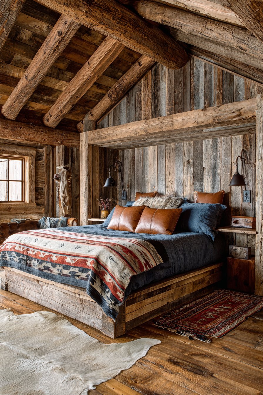 Reclaimed Barnwood Platform Bed Sanctuary