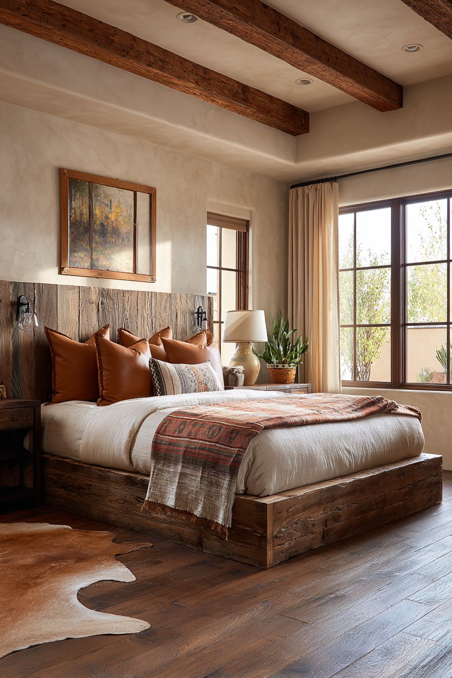 Reclaimed Barnwood Platform Bed Sanctuary