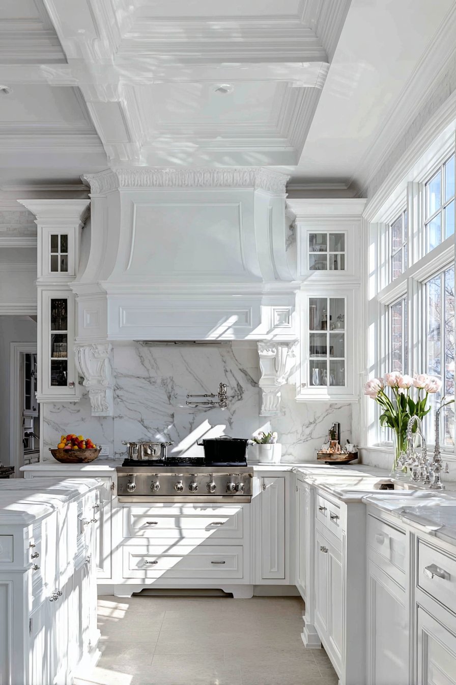 Architectural Luxury with Custom Range Hood
