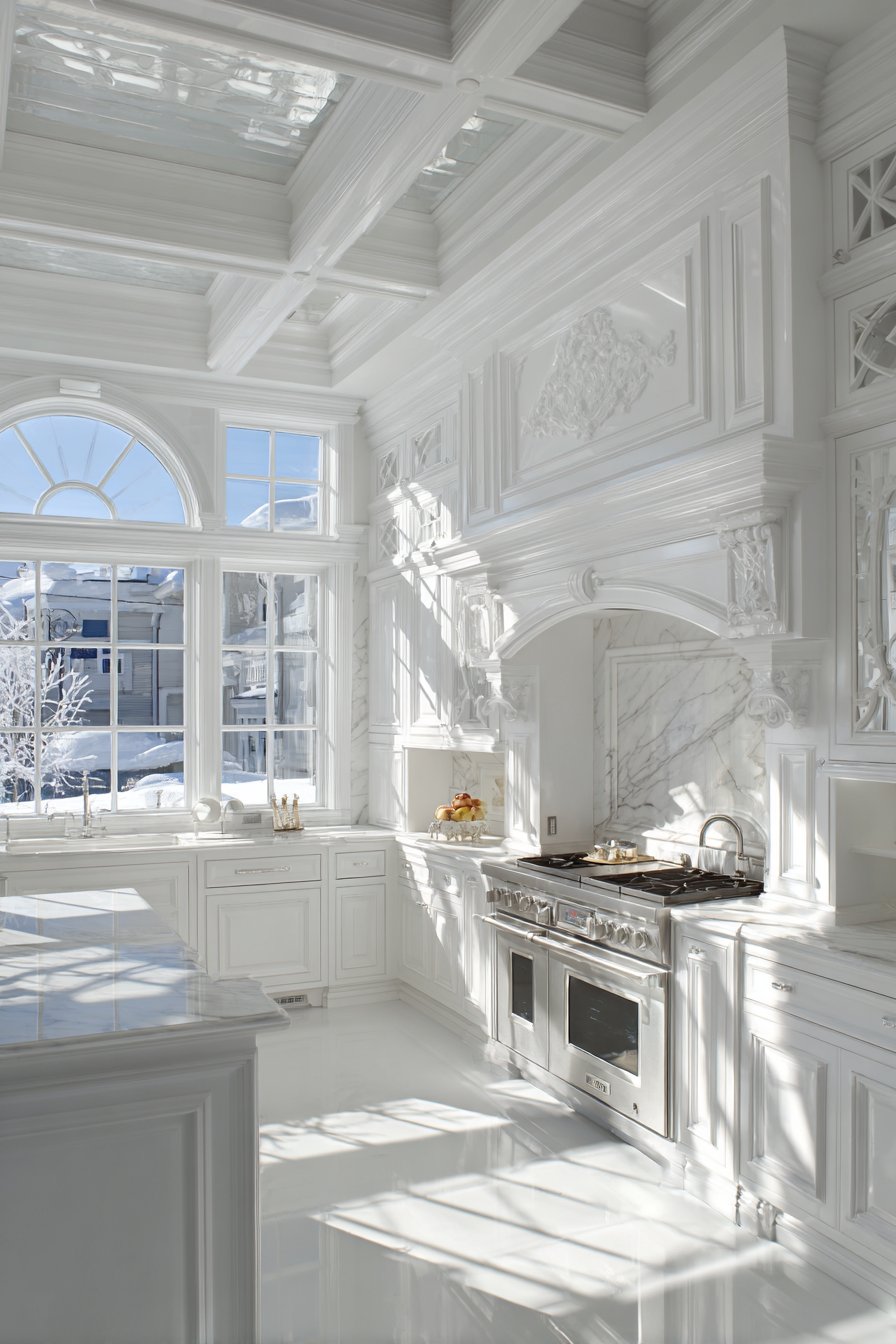 Architectural Luxury with Custom Range Hood