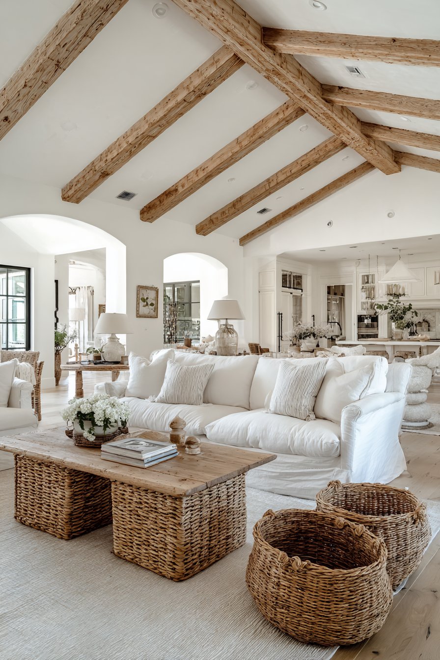 Farmhouse Aesthetic Scaled for Spacious Comfort