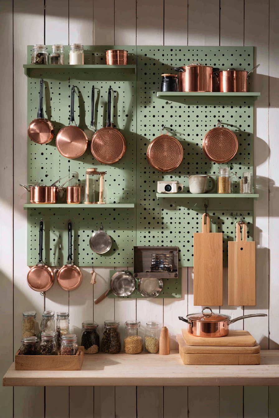 Pegboard Wall Organization System