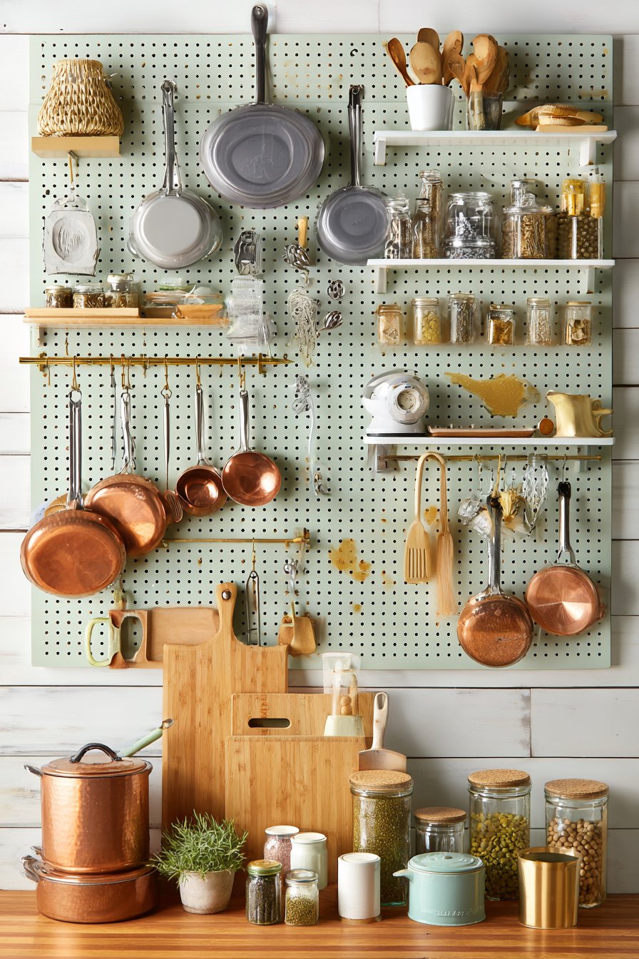 Pegboard Wall Organization System