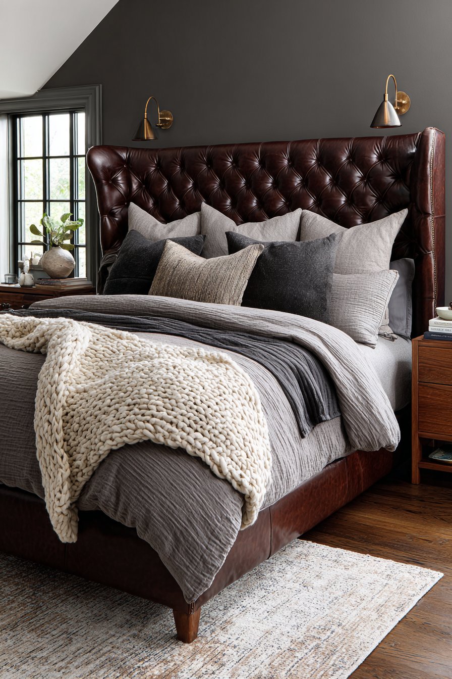 Layered Luxury Chocolate and Charcoal