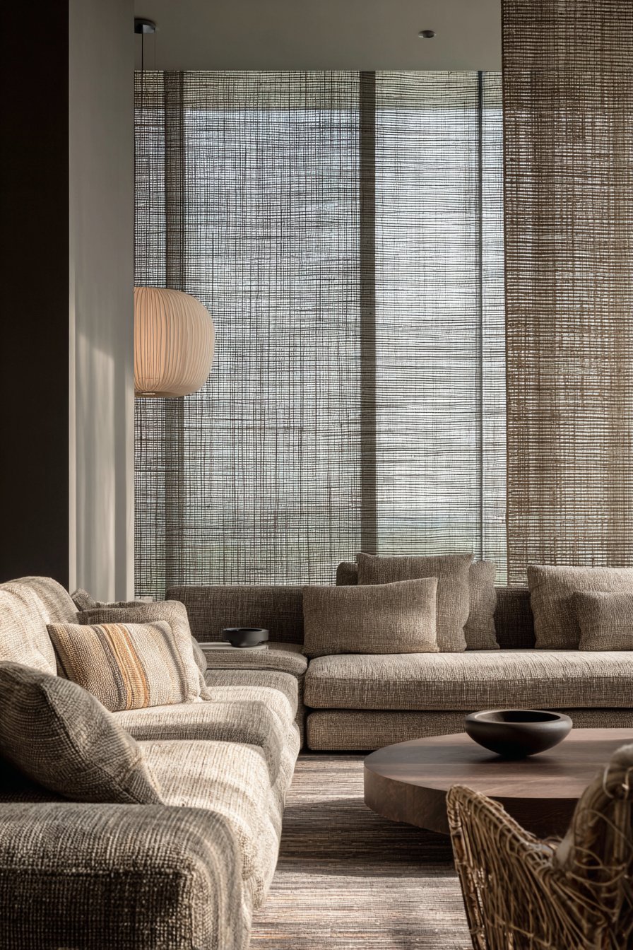 Heavyweight Linen Curtain System: Soft Texture with Ultimate Flexibility
