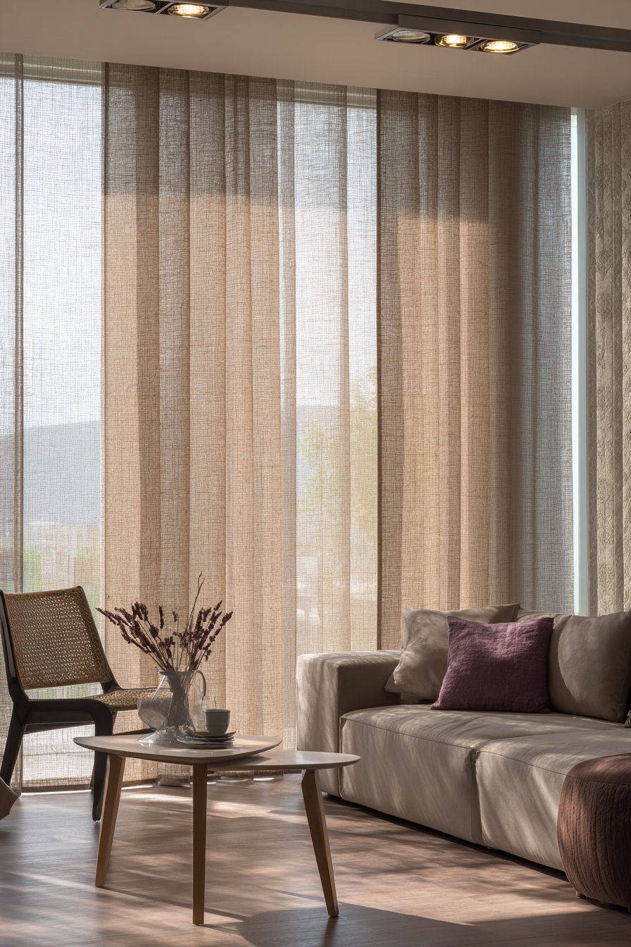 Heavyweight Linen Curtain System: Soft Texture with Ultimate Flexibility