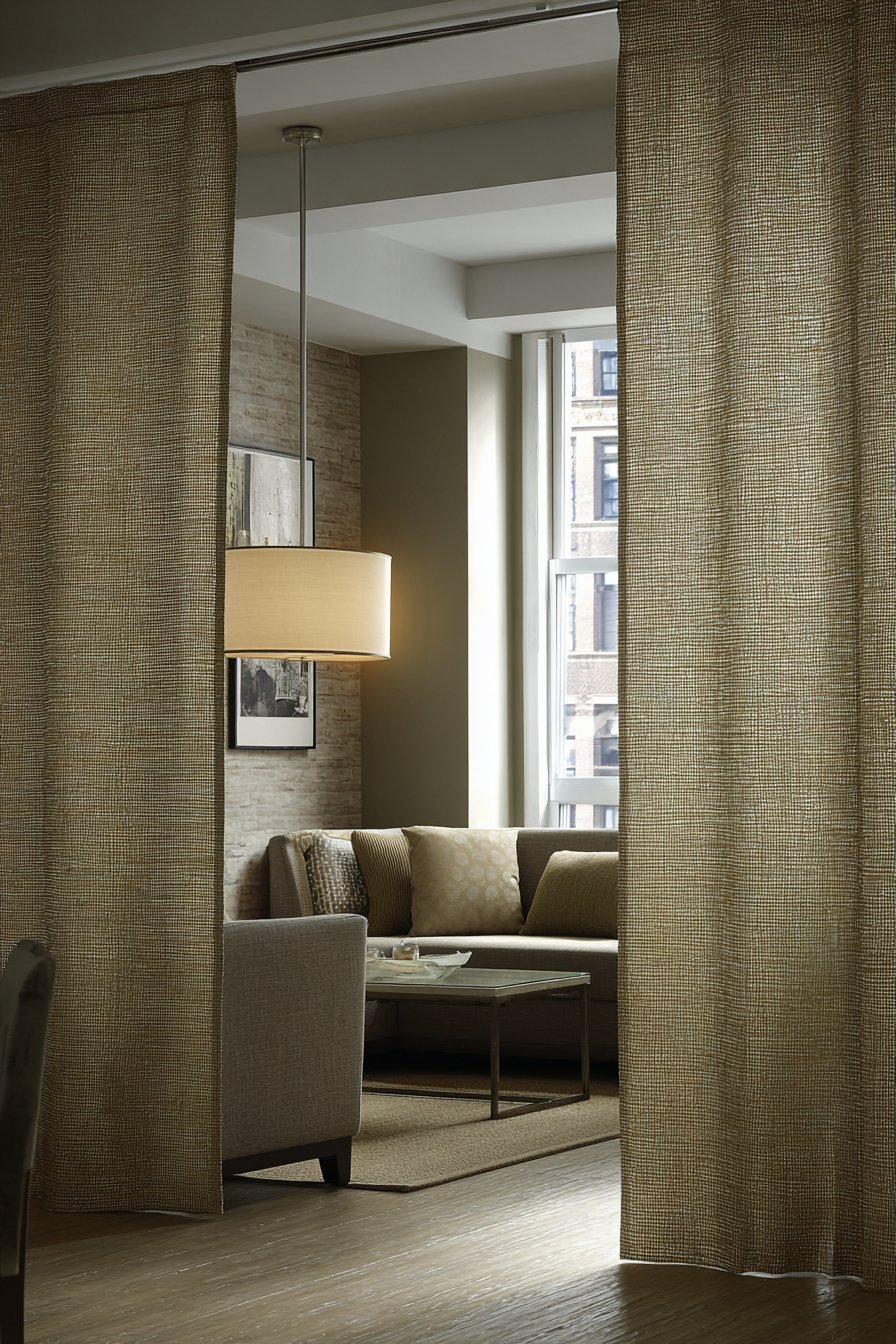 Heavyweight Linen Curtain System: Soft Texture with Ultimate Flexibility