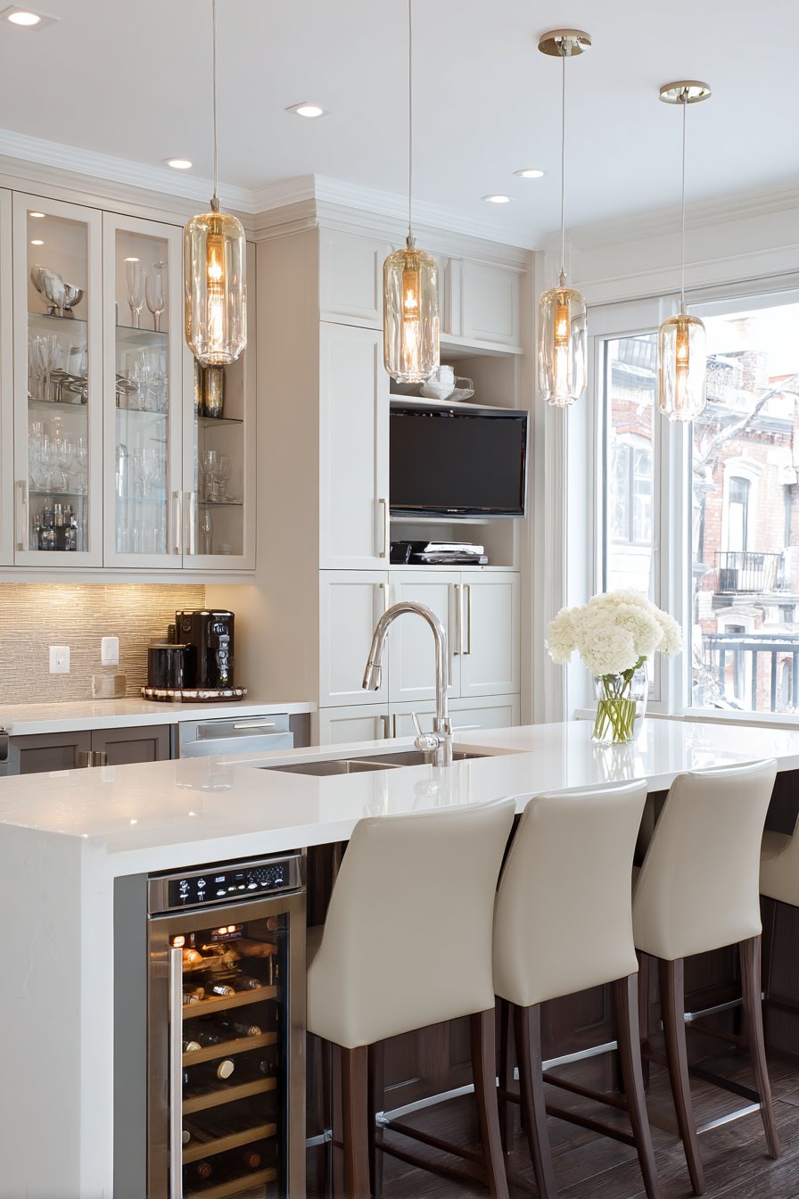 The Entertainment-Ready Island with Integrated Hospitality Features