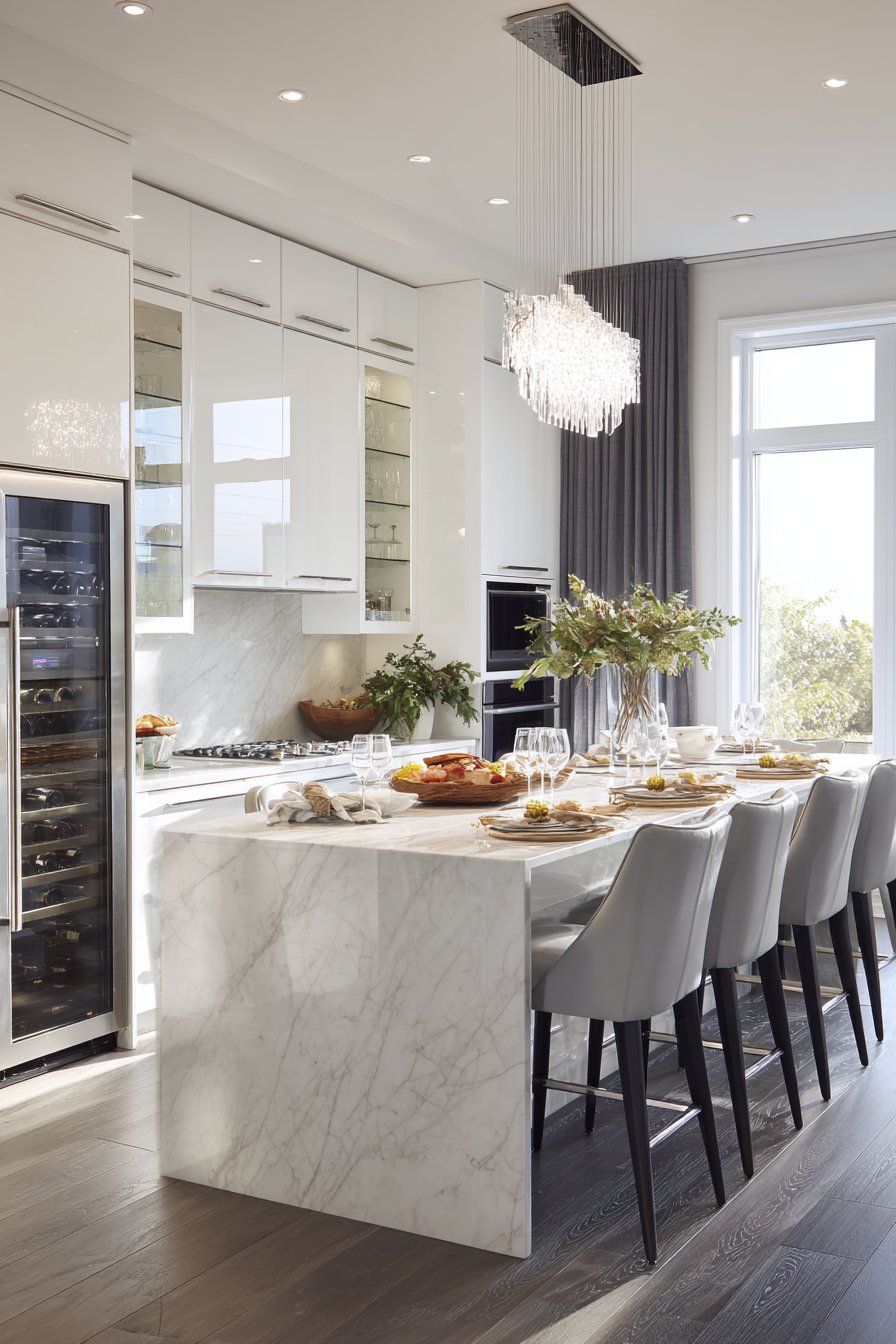 The Entertainment-Ready Island with Integrated Hospitality Features