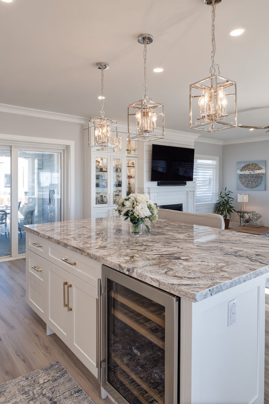 The Entertainment-Ready Island with Integrated Hospitality Features