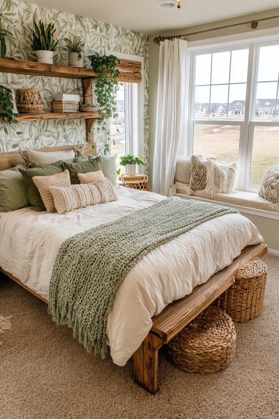 Biophilic Nature Retreat with Organic Serenity