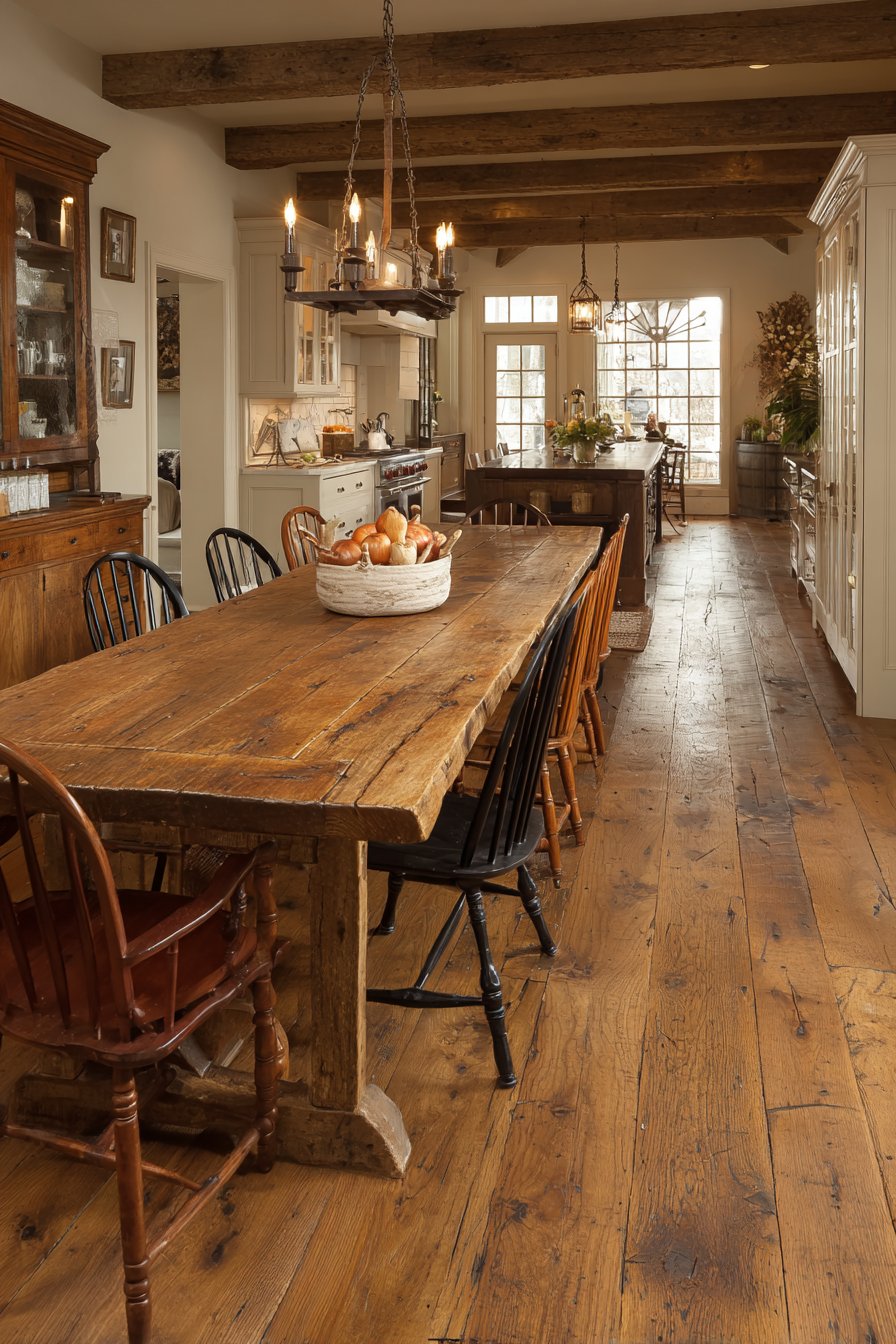 Harvest Table Dining and Gathering Space