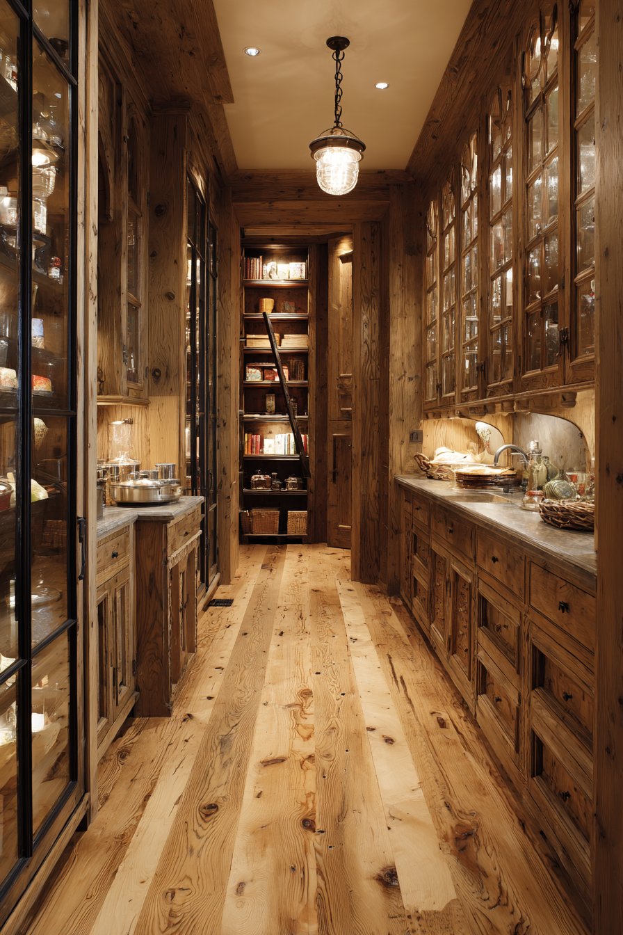 Organized Pantry with Artisan Craftsmanship