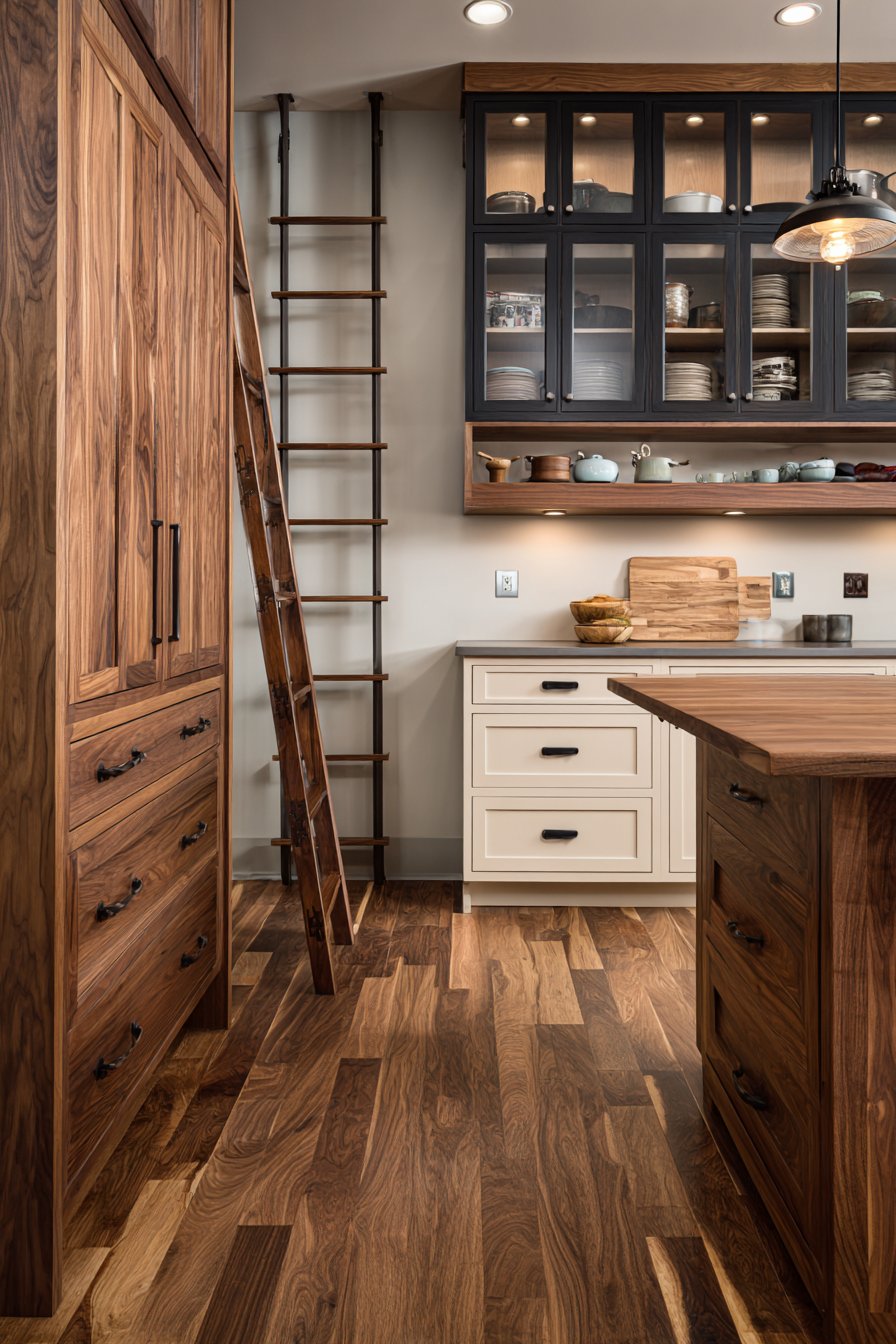 Organized Pantry with Artisan Craftsmanship