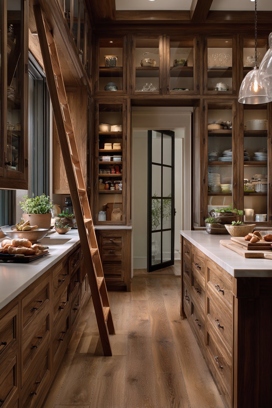 Organized Pantry with Artisan Craftsmanship