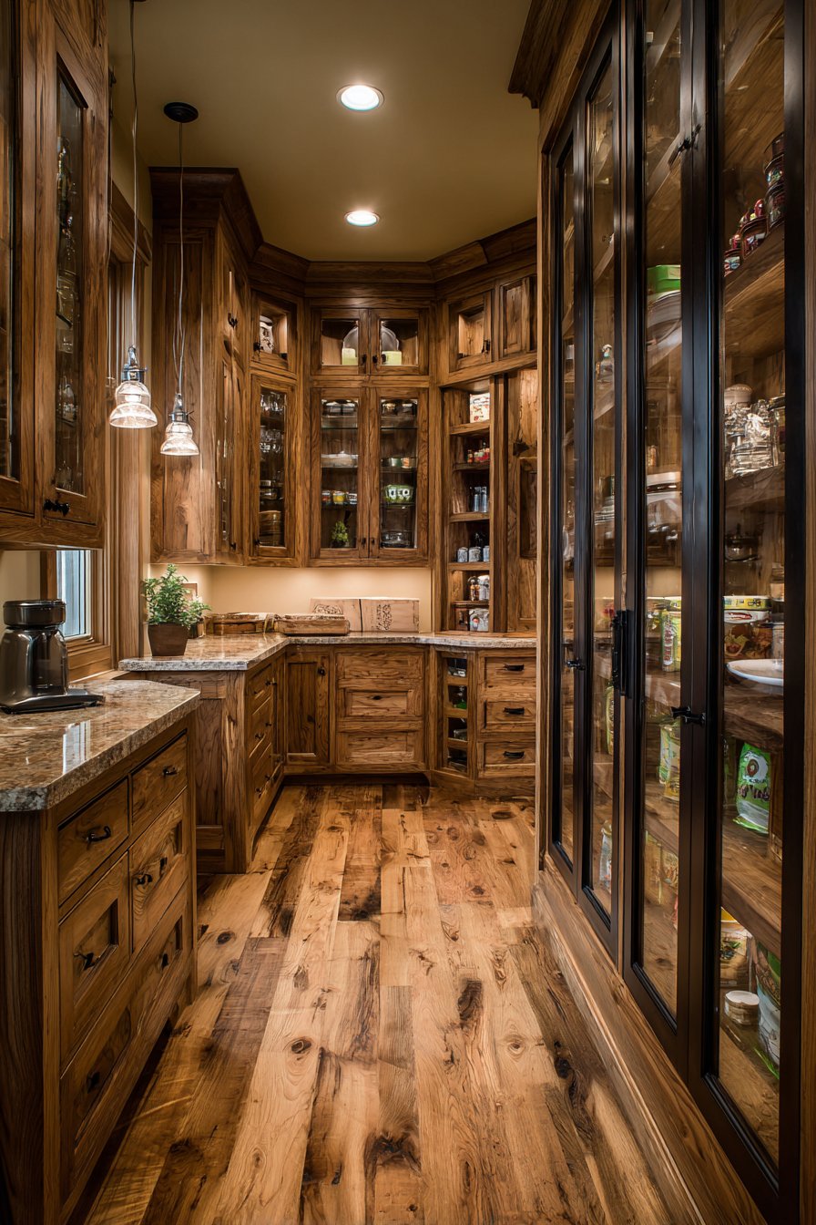 Organized Pantry with Artisan Craftsmanship