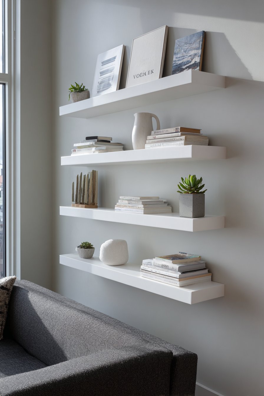 Ultra-Minimalist White Lacquer Precision