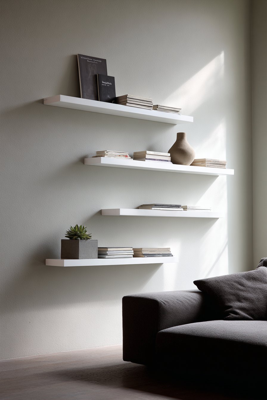 Ultra-Minimalist White Lacquer Precision