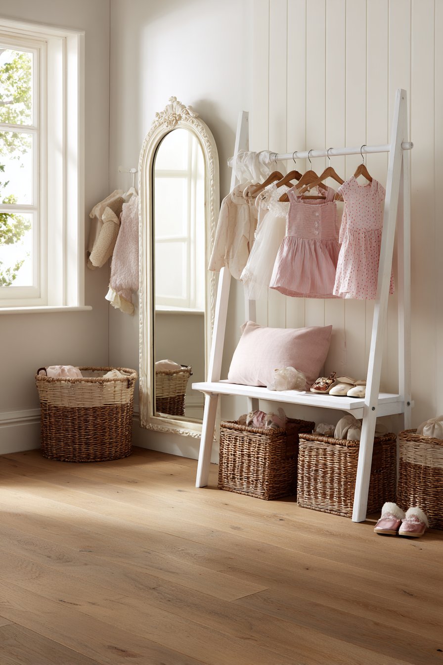 Dress-Up and Play Area with Functional Storage
