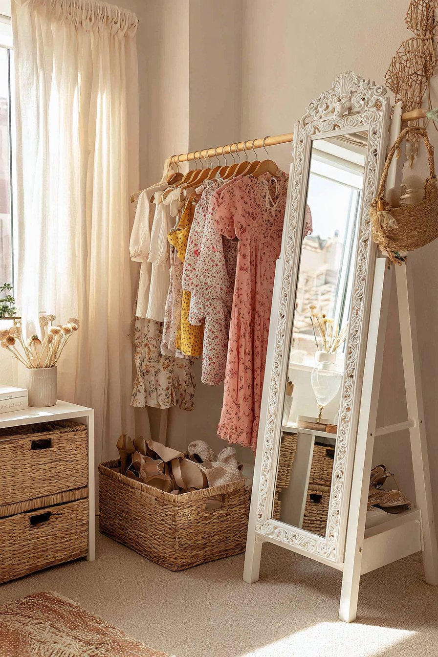 Dress-Up and Play Area with Functional Storage