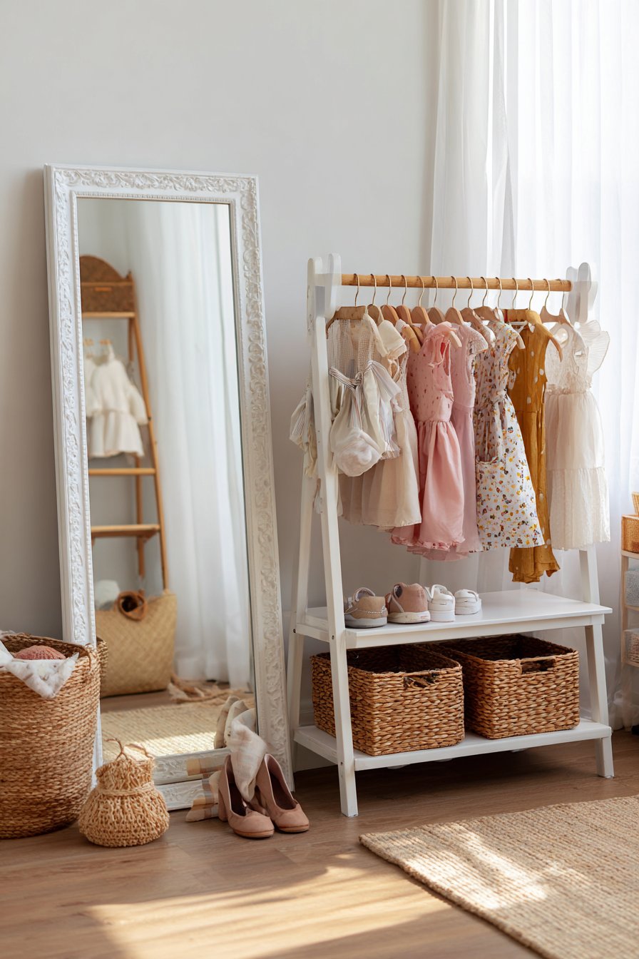 Dress-Up and Play Area with Functional Storage