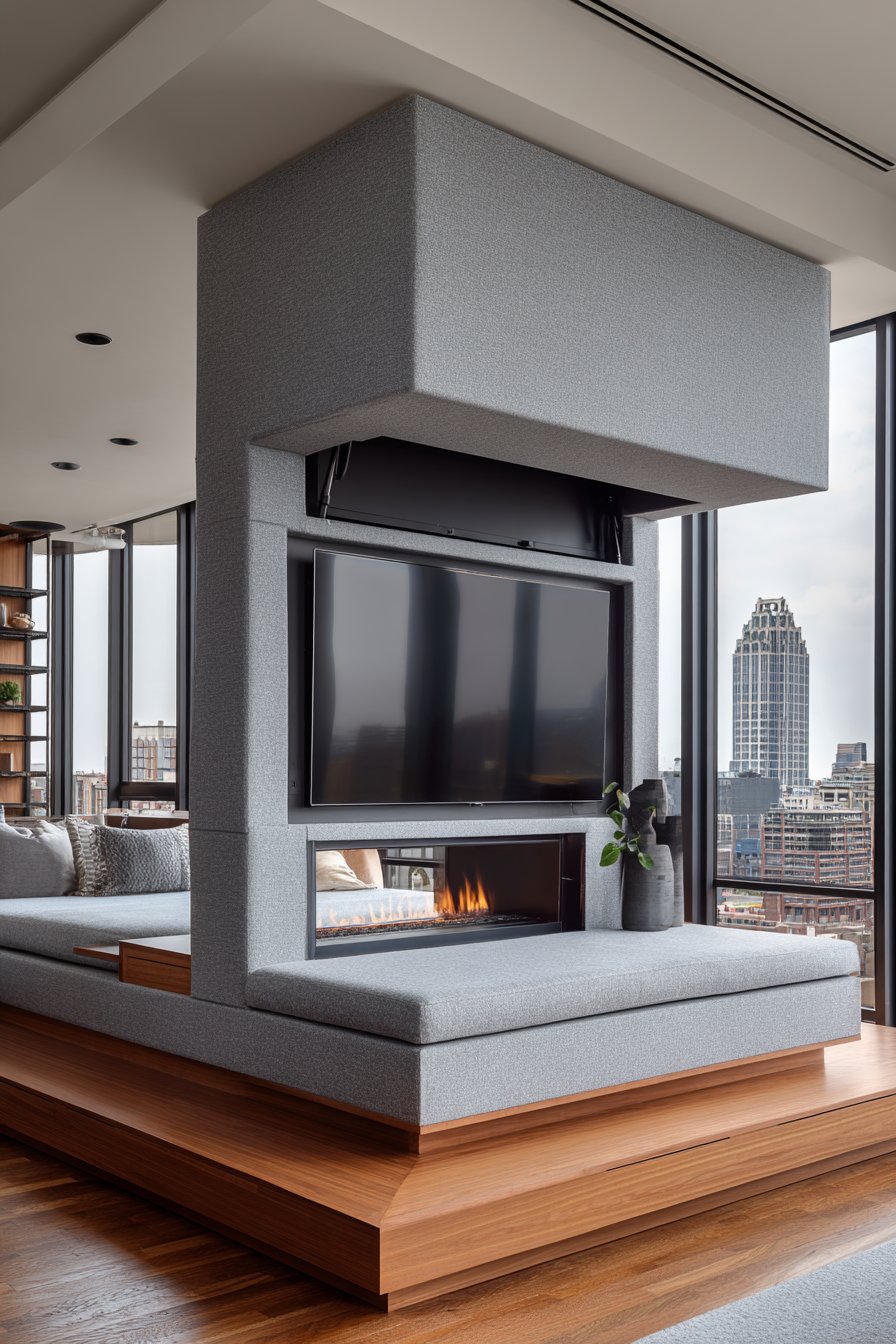 Contemporary Motorized TV Lift Innovation