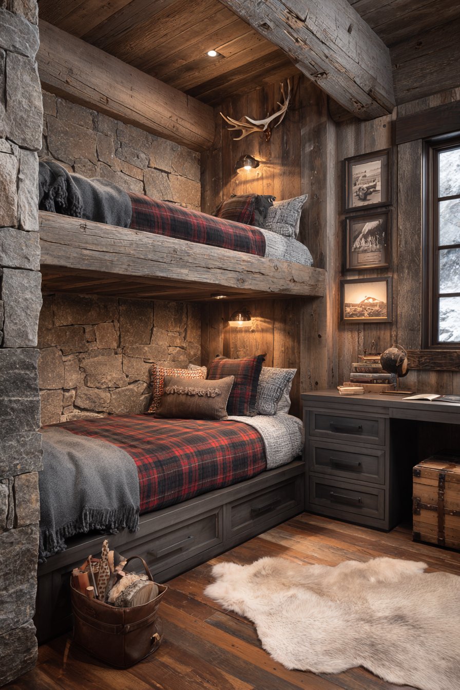 Mountain Lodge Rustic Retreat