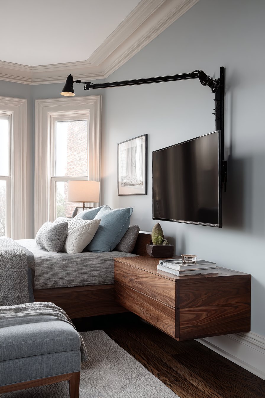 Corner-Mounted Space Maximization