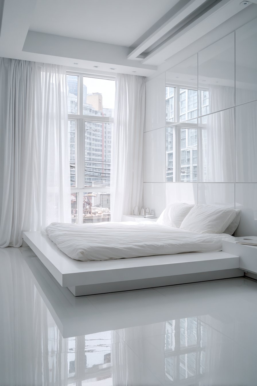 Contemporary Minimalism with Sleek White Precision